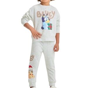 Bluey and Bingo Toddler Christmas 2-Piece Fleece Unisex Set - Size 18 Months NWT